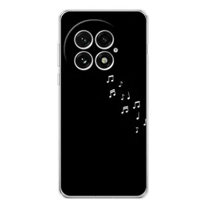 Чохол з картинками на чорному фоні для OnePlus 13 (Ноти)