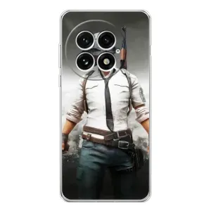 Силиконовый чехол с картинкой "Герой Pubg" на OnePlus 13 (Пабг)
