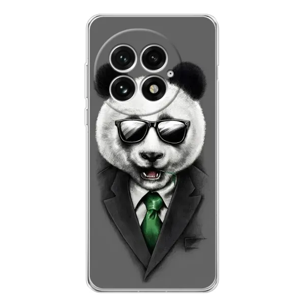 Чехол с рисунком «Панда в очках» для OnePlus 13