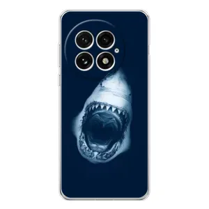 Силиконовый бампер с картинкой животных для OnePlus 13 (Пасть Акулы)