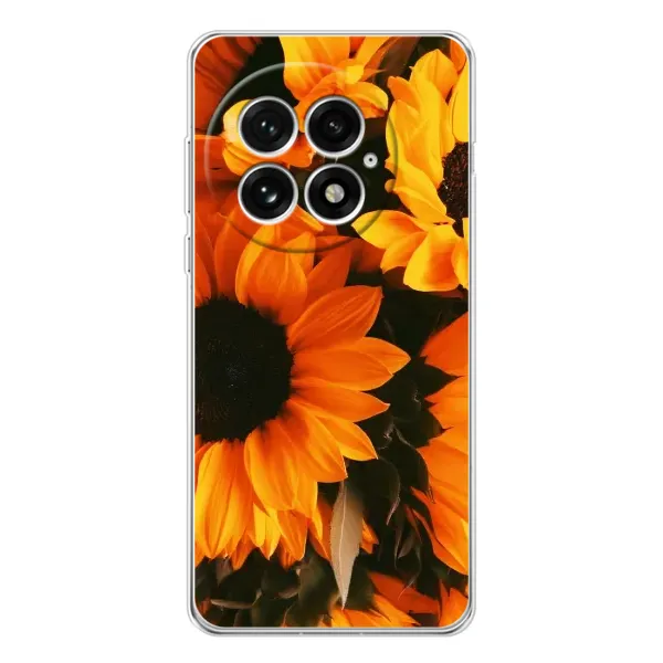 Чехол с рисунком «подсолнухи» для OnePlus 13 Чехол с рисунком «подсолнухи» для OnePlus 13
