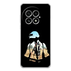 Силиконовый чехол с картинкой "Герой Pubg" на OnePlus 13 (Пубг мен)