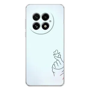Чехлы (Знак сердечка) на OnePlus 13 (Сердце на голубом)