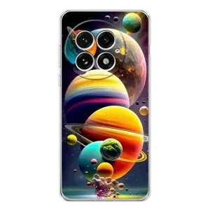 Чехол (ТПУ) с планетами на OnePlus 13 (Солнечна система)
