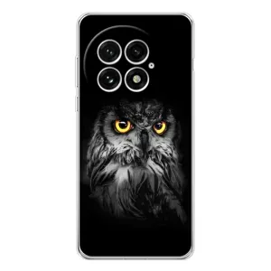 Чехлы с принтом СОВЫ для OnePlus 13 (Сова на чёрном)