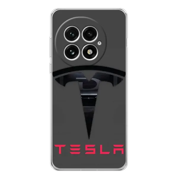 Чехол с рисунком «Logo TESLA» для OnePlus 13 Чехол с рисунком «Logo TESLA» для OnePlus 13