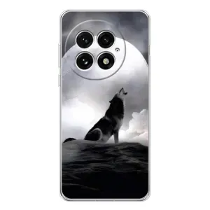 Чехол с Волком на OnePlus 13 (Волк и луна)
