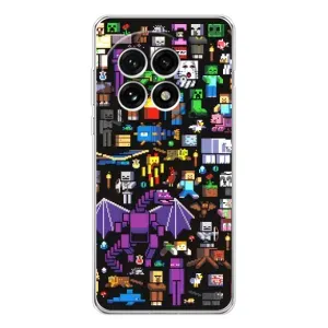 Чехол майнкрафт для OnePlus 13 (Все персонажи)