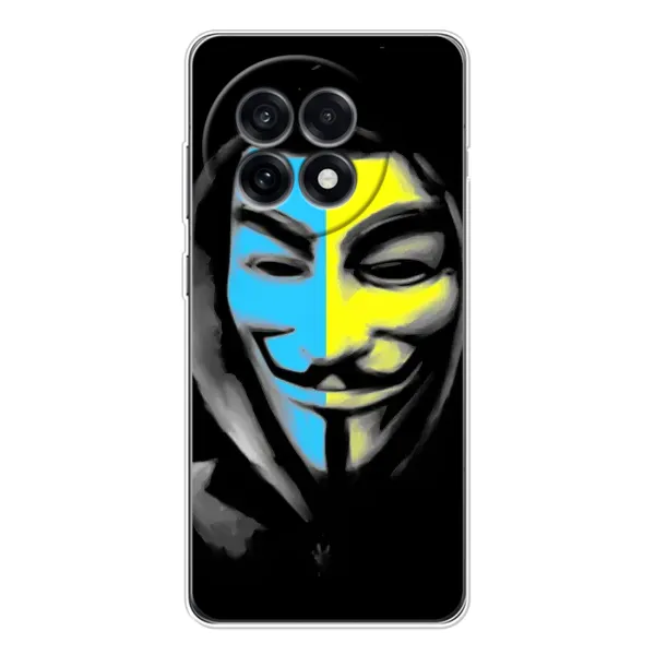 Чохол з малюнком «Анонімус патріот» для OnePlus 13R Чохол з малюнком «Анонімус патріот» для OnePlus 13R