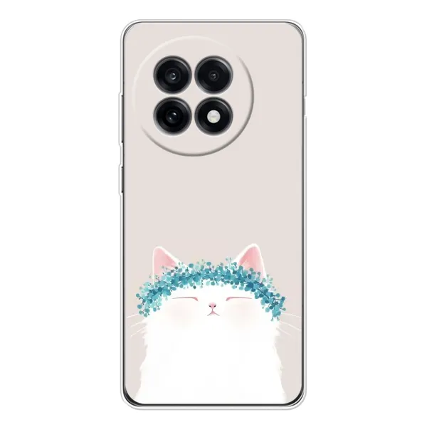 Чехол с рисунком «Белый котик» для OnePlus 13R Чехол с рисунком «Белый котик» для OnePlus 13R