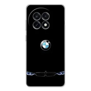 Силиконовый бампер с картинкой машины на OnePlus 13R (Черный BMW)