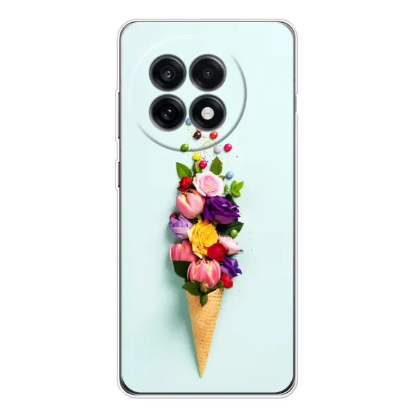 Чехол с рисунком «Цветок-мороженное» для OnePlus 13R Чехол с рисунком «Цветок-мороженное» для OnePlus 13R