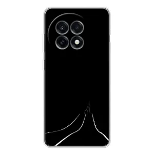 Чехол с картинками на черном фоне для OnePlus 13R (Дорога)