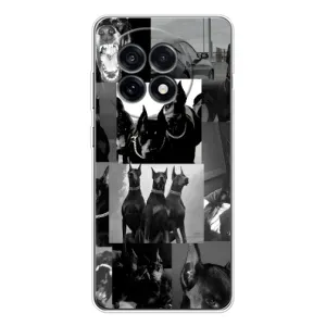 Чехол с рисунком «Коллаж Доберман» для OnePlus 13R