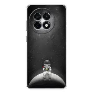 Силиконовый Чехол с принтом "Космонавты" на OnePlus 13R (Космонавт романтик)