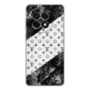 Чехол Стиль Louis Vuitton на OnePlus 13R (LV на белом)