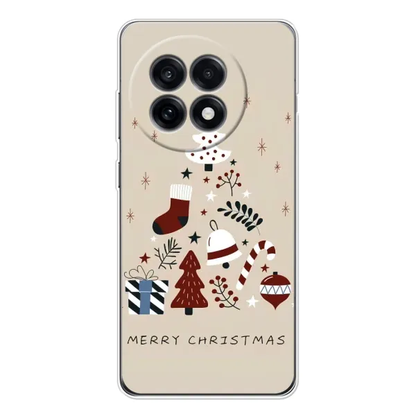 Чехол с рисунком «Merry Christmas» для OnePlus 13R Чехол с рисунком «Merry Christmas» для OnePlus 13R