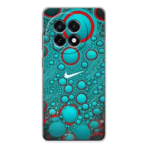 Силиконовый Чехол на OnePlus 13R с картинкой Nike (Найк зеленый)