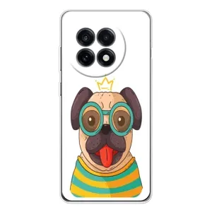 Бампер для OnePlus 13R с картинкой "Песики" (Собака Король)