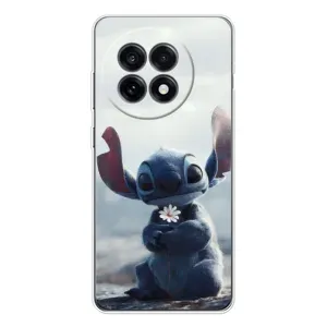 Чехол с рисунком Стич для OnePlus 13R (Стич с цветочком)
