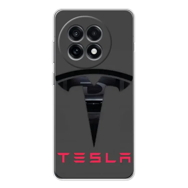 Чехол с рисунком «Logo TESLA» для OnePlus 13R Чехол с рисунком «Logo TESLA» для OnePlus 13R