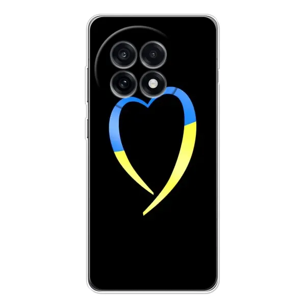 Чехол с рисунком «Украинское сердце» для OnePlus 13R Чехол с рисунком «Украинское сердце» для OnePlus 13R
