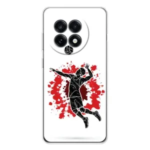 Чохли з прінтом Спортивна тематика для OnePlus 13R (Волейболіст)