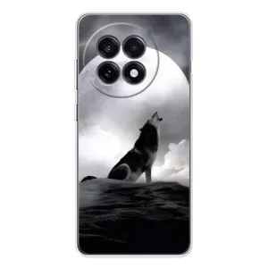 Чехол с Волком на OnePlus 13R (Волк и луна)