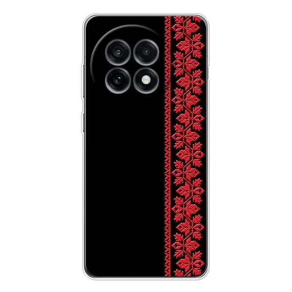 Чехол с рисунком «Вышиванка на черном» для OnePlus 13R Чехол с рисунком «Вышиванка на черном» для OnePlus 13R