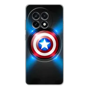 Чехол с Щитом Капитана Америки на OnePlus 13R (Яркий Щит Капитана)