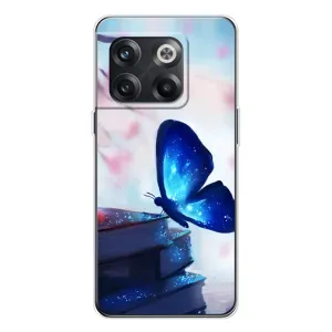Силиконовый бампер с картинкой животных для OnePlus 13s (Бабочка синяя)
