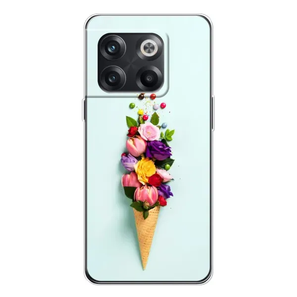 Чехол с рисунком «Цветок-мороженное» для OnePlus 13s Чехол с рисунком «Цветок-мороженное» для OnePlus 13s