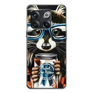 Силиконовый Чехол с Енотами на OnePlus 13s (Енот в очках)