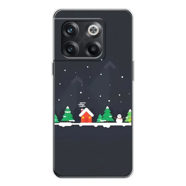 Чехол с рисунком «Город зимний» для OnePlus 13s