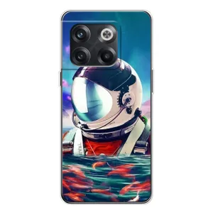 Силиконовый Чехол с принтом "Космонавты" на OnePlus 13s (Космонавт в воде)