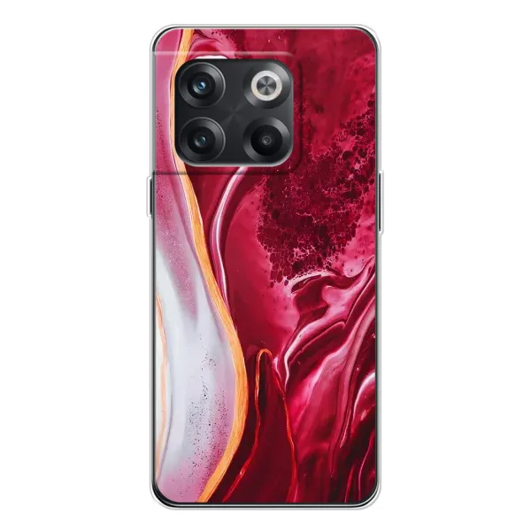 Чехол с рисунком «Красный мрамор» для OnePlus 13s Чехол с рисунком «Красный мрамор» для OnePlus 13s