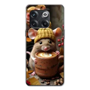 Печатный чехол «Зверята с кофе» для OnePlus 13s (Мышка с кофе)