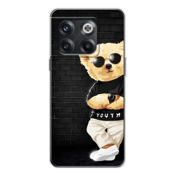 Чехол с рисунком «Мишка в очках» для OnePlus 13s