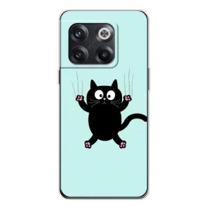 Силиконовый чехол с котиком для OnePlus 13s (Падающий кот)