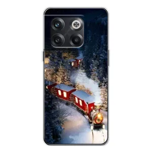 Силіконовий бампер на різдво для OnePlus 13s (Потяг)