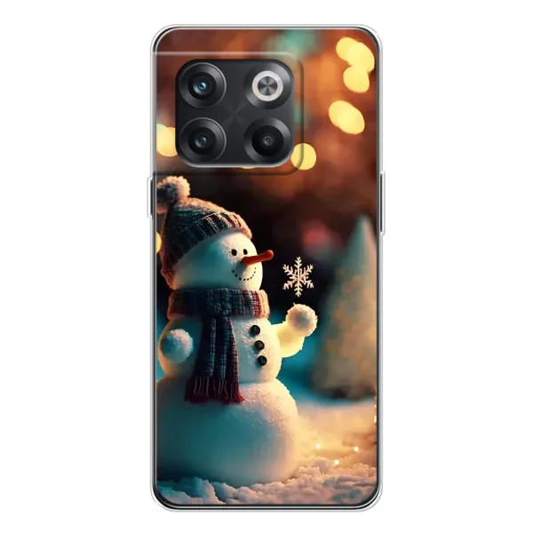 Чехол с рисунком «Снеговик праздничный» для OnePlus 13s Чехол с рисунком «Снеговик праздничный» для OnePlus 13s