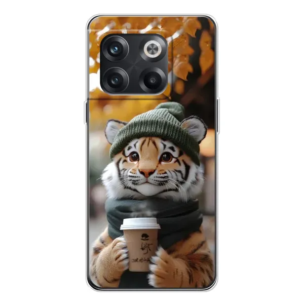 Чехол с рисунком «Тигр с кофе» для OnePlus 13s Чехол с рисунком «Тигр с кофе» для OnePlus 13s