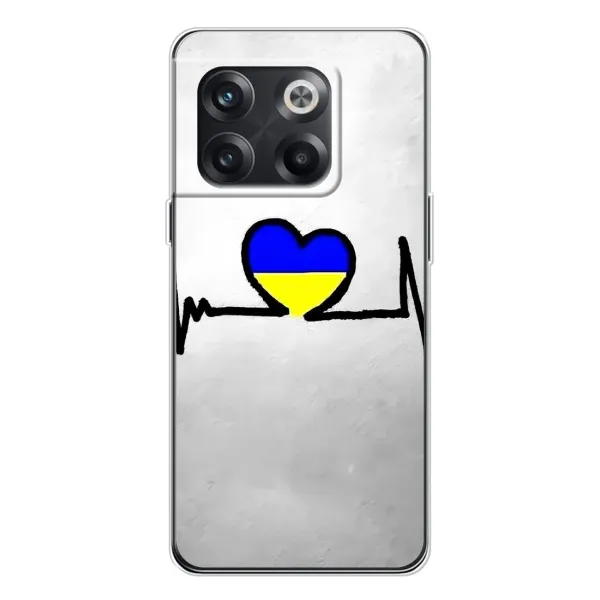 Чехол с рисунком «Украинская кардиограмма» для OnePlus 13s