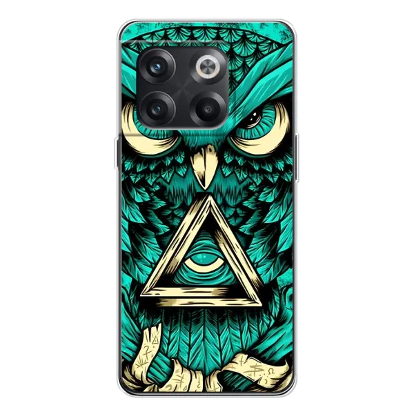 Чехол с рисунком «Зеленая сова» для OnePlus 13s Чехол с рисунком «Зеленая сова» для OnePlus 13s