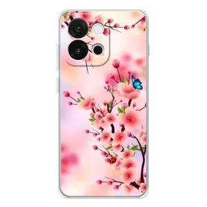 Чехол с принтом САКУРЫ на OnePlus 13T (Бабочки на сакуре)