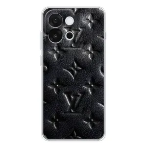 Текстурный Чехол Louis Vuitton для 13Т (Черный ЛВ)