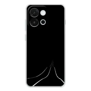 Чехол с картинками на черном фоне для OnePlus 13T (Дорога)