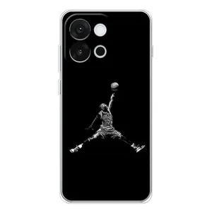 Силиконовый Чехол Nike Air Jordan на 13Т (Джордан)