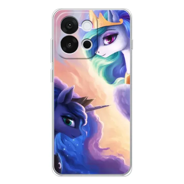 Чехол с рисунком «Единорожки на тучках» для OnePlus 13T Чехол с рисунком «Единорожки на тучках» для OnePlus 13T