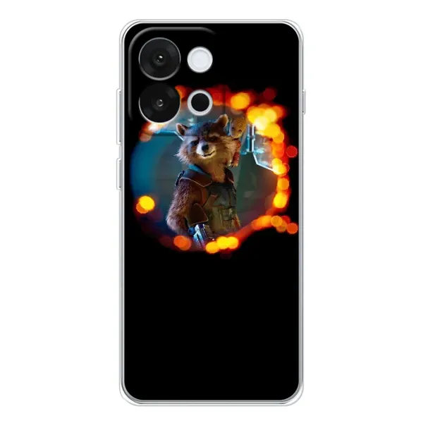 Чехол с рисунком «Енот Ракета» для OnePlus 13T
